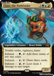 Loot, the Pathfinder (Extended Art) #391 Aetherdrift