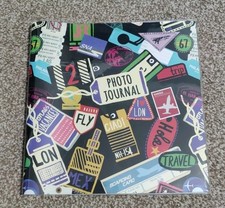 Large Square Photo Journal With Clear Cover, 25cm by 25cm approx