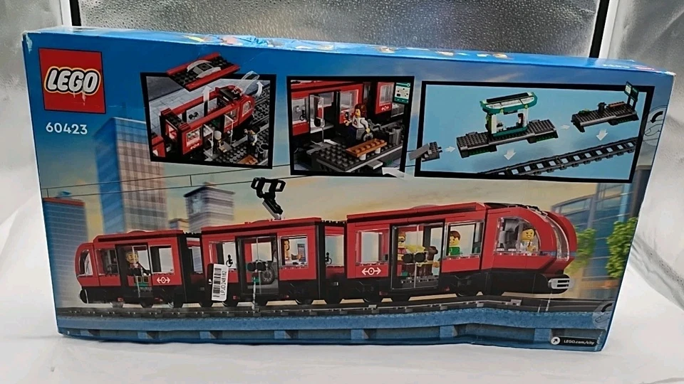 LEGO CITY: 60423 Downtown Streetcar and Station NEW (#P1-A1) - Image 2 of 4