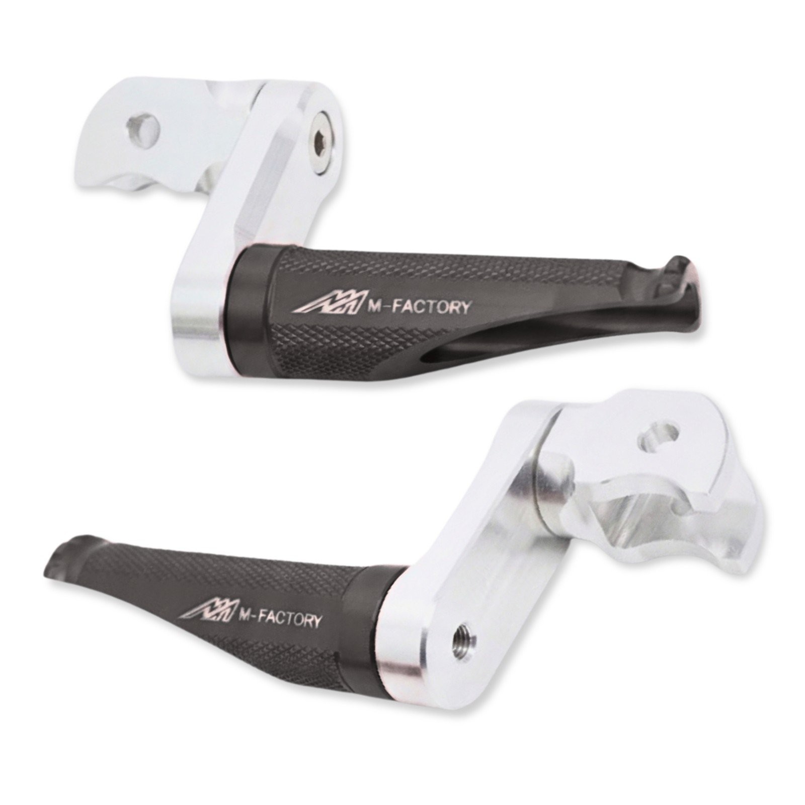 Black 40mm Extension Shinobi Front Rider Footpegs For Kawasaki Ninja 500 24-26