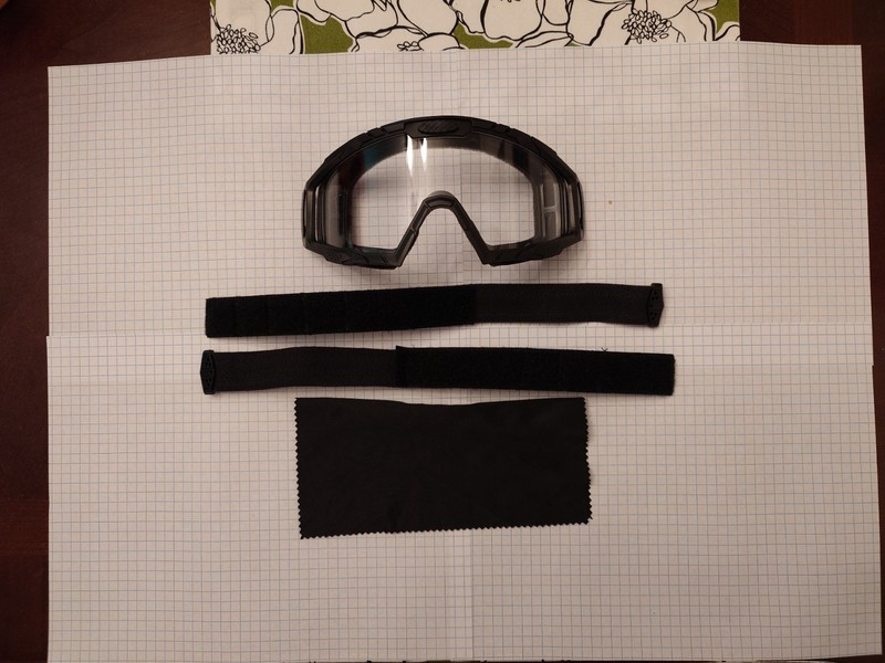 Tactical Goggles for Airsoft with Helmet Compatible Straps