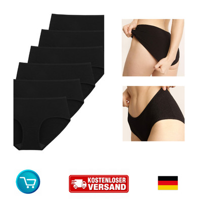INNERSY Damen Hipster 6er Pack Atmungsaktiv Baumwolle
