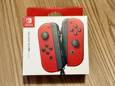 Nintendo Switch Mario Red Odyssey Joycons (Imported CIB)
