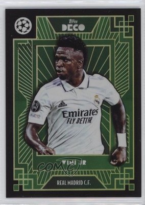 2022 Deco UEFA Club Competitions Current Stars Green 94/99 Vinicius Junior 0xh3