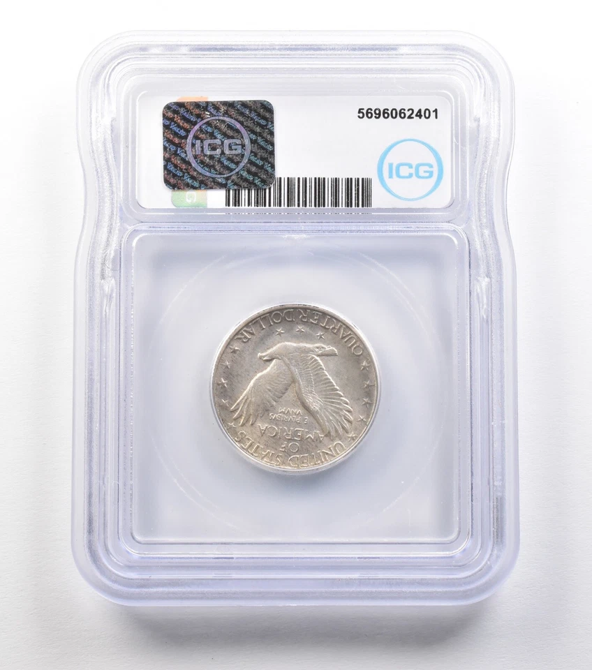 1930 Standing Liberty Quarter MS64 ICG *1508 - Image 2 of 3