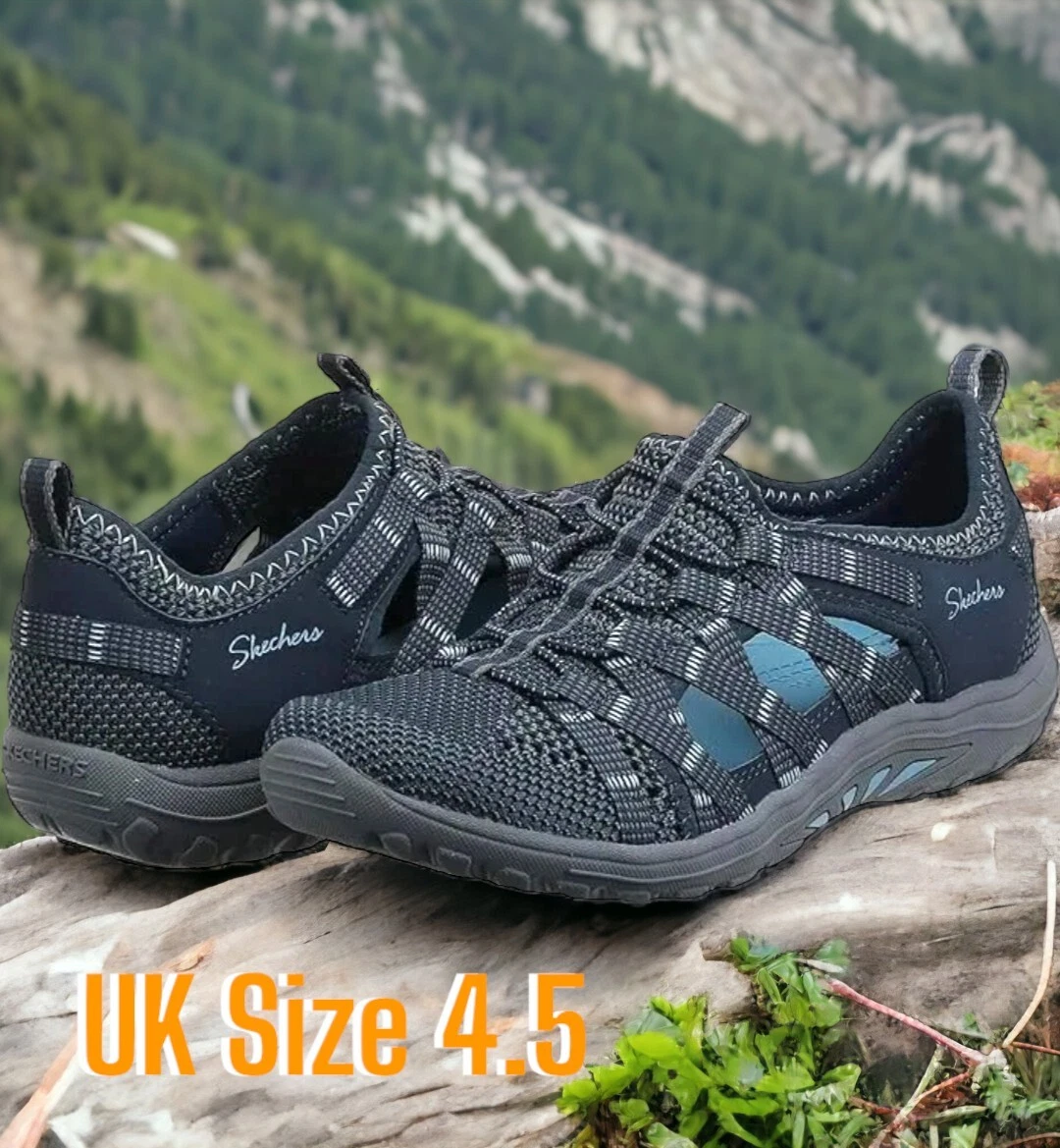 Skechers Reggae Fest Neap Womens Shoes Navy Trail Walking Sandal