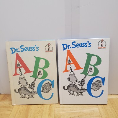 Vintage Dr Seuss ABC Hardcover 1963 & 1991 Renewed Beginner Book