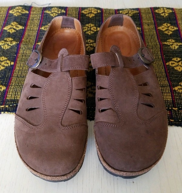 haflinger leather mule