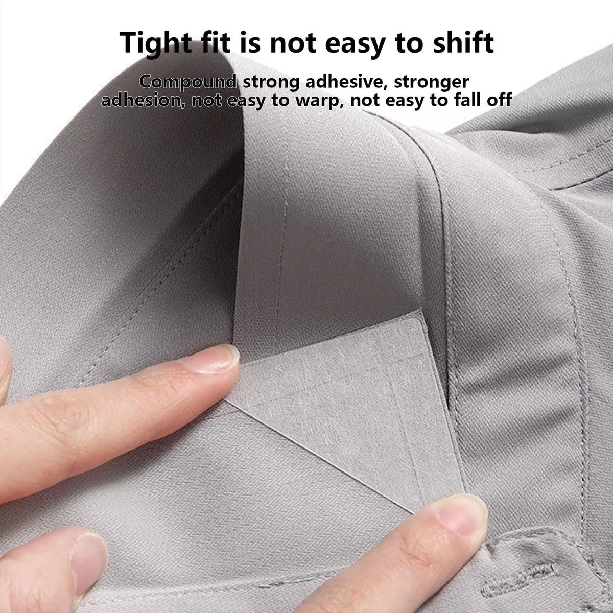 10/30/50Pcs Thickened PVC Collar Stays For Men Dress Shirt Collar Edge  Shaper