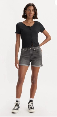 Levi's Women's Mid Length Shorts Size 29 - Zip Closure