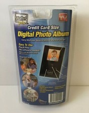 WALLET PIX DIGITAL PHOTO ALBUM - CREDIT CARD SIZE - DISPLAYS 58 PHOTOS -