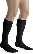 Compression Sock, Knee High, 15-20 mmHG, Closed Toe, Cool Black, X-Large,...