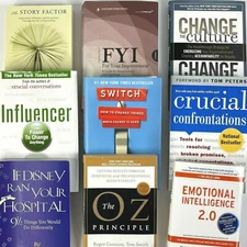Influencer Improvement Accountability Self Help 9 Book Lot Oz Principle Change