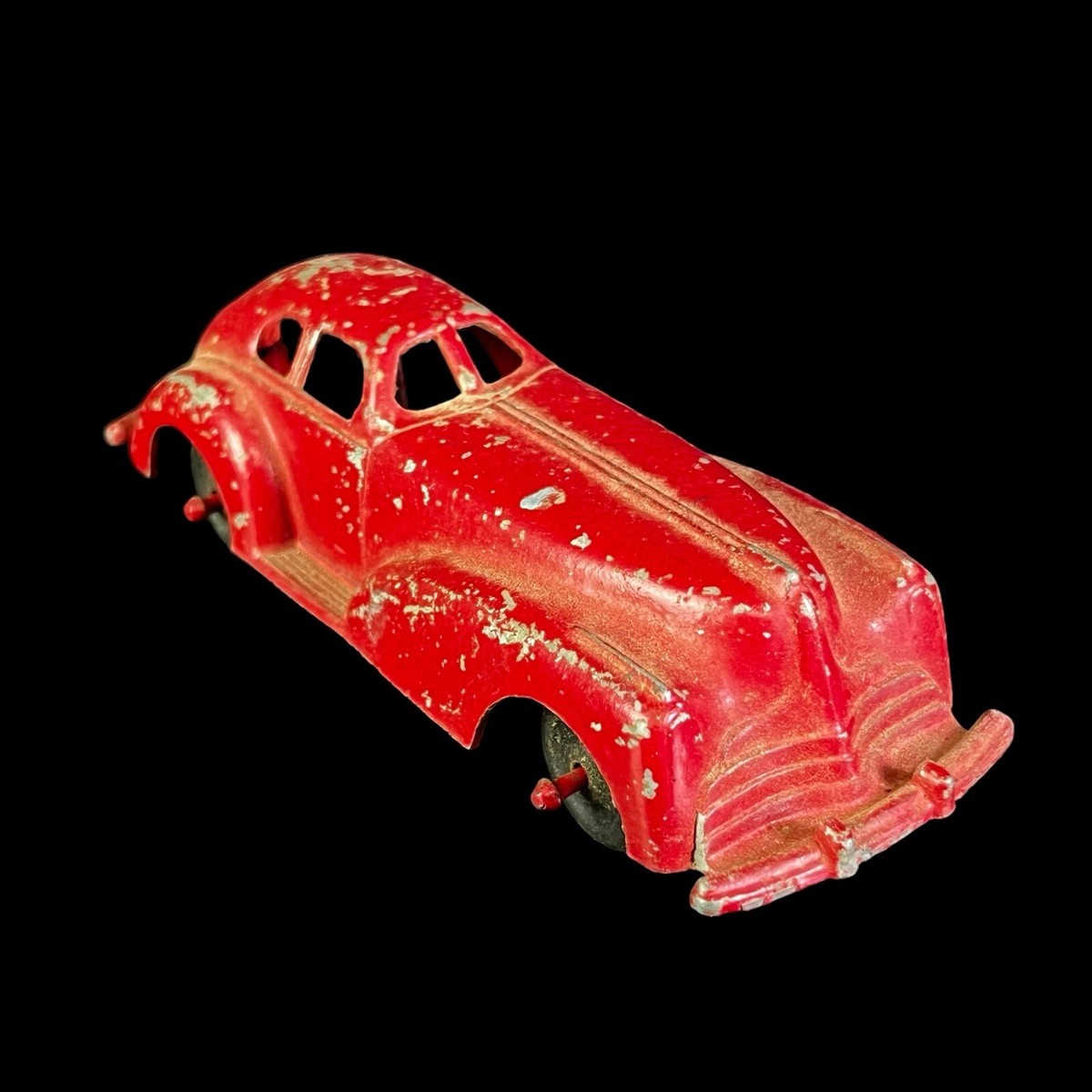Manoil製 ヴィンテージ ダイキャスト ミニカー モデル707 アンティーク Vintage Manoil Die Cast Toy Car No.707 Red Coupe 1940's Art Deco