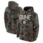 Duke Blue Devils Nike Military Appreciation Club Fleece Camo Hoodie Large