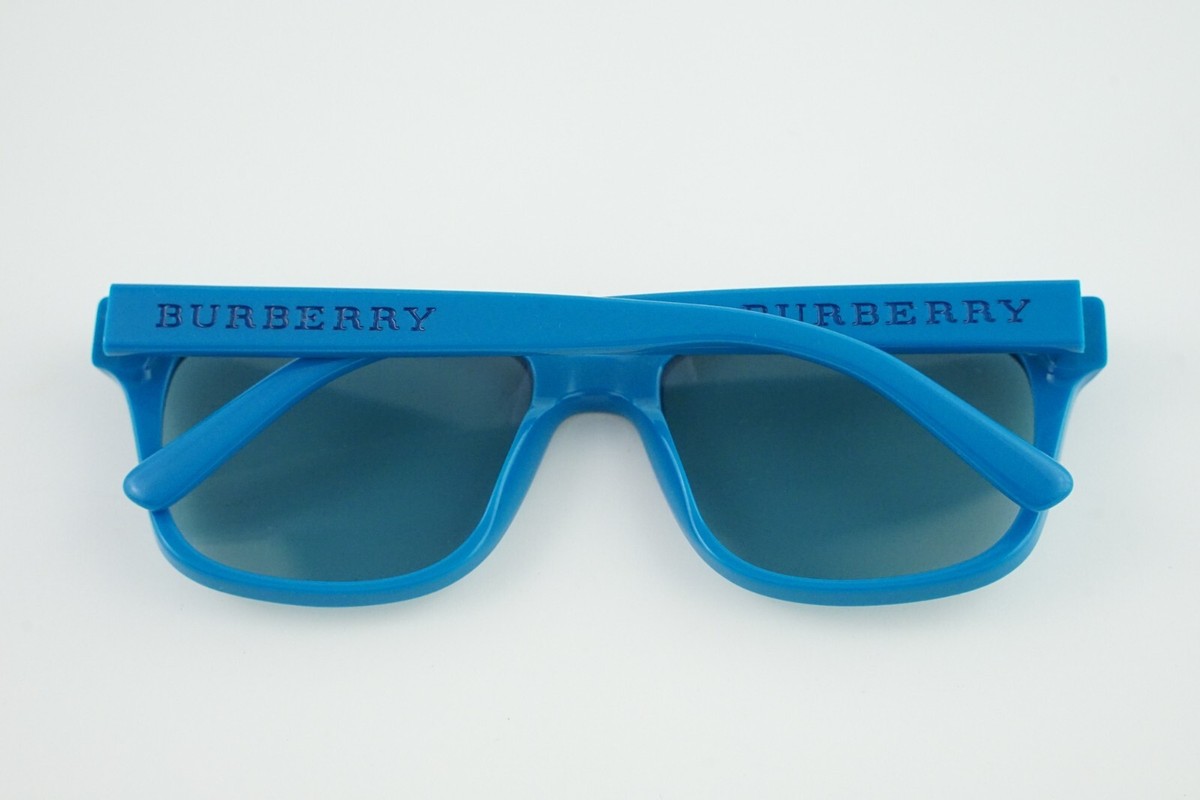 BURBERRY B 4140 Sunglasses 3390/80 55-18 140 2N Teal Blue Square