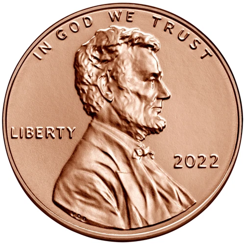 2022-P Lincoln Shield Cent — photo from the most recent tracked eBay sale