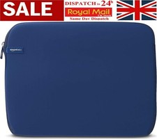 Amazon Basics Laptop Sleeve Carry Case Cover 15.6" Padded Laptop Sleeve - Navy