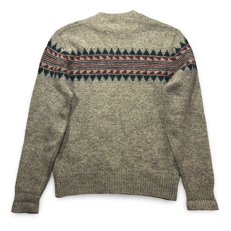Vintage Pendleton Lobo Sweater Fair Isle Nordic Virgin Wool Medium Rare Flaws - Image 2 of 4