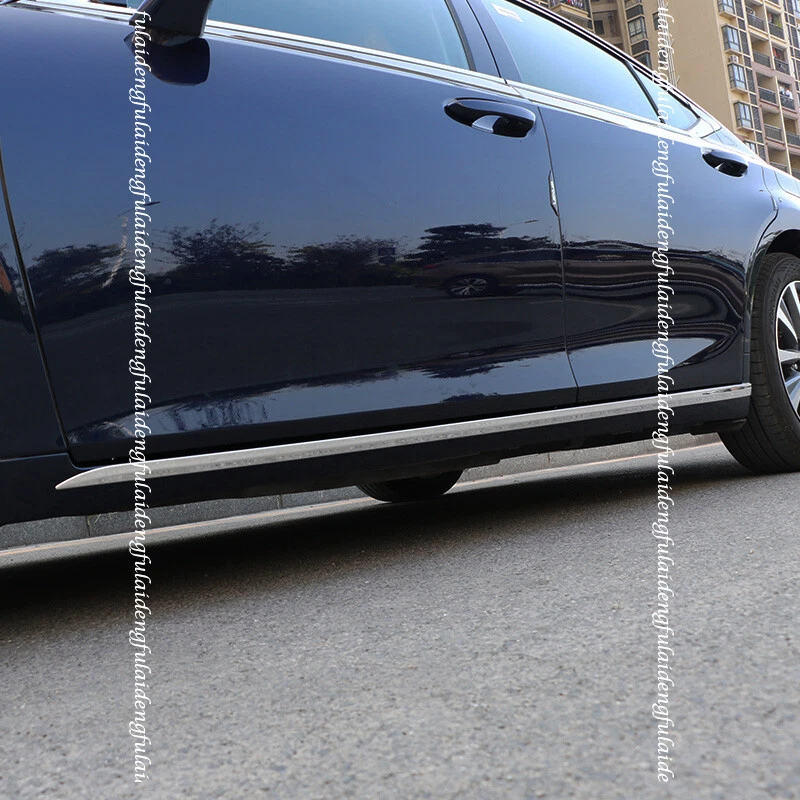 For Lexus ES350/300h 2019-2025 Silver Door Body Skirts Trim Panel Moulding Cover Foto 2 de 4