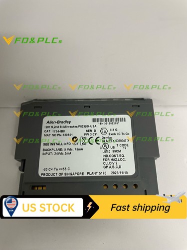 Allen-Bradley 1734-IB8 AB 8Point Digital Input Module NEW factory Sealed 1734IB8 - Picture 4 of 5