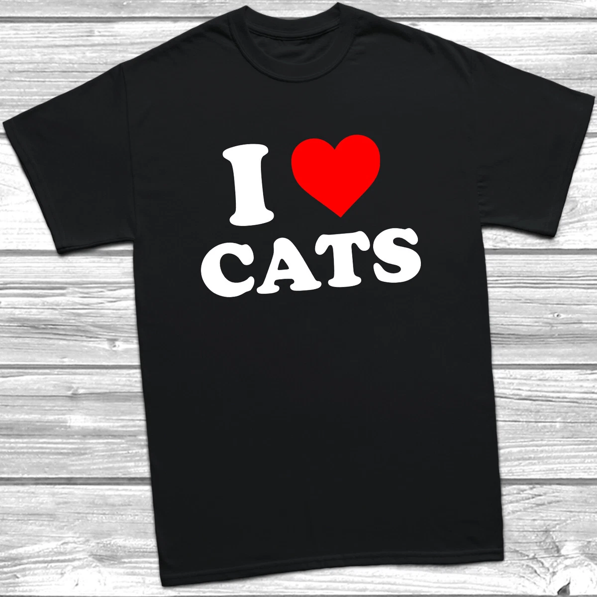 I Love Cats T Shirt Cat Shirt Cat Lover Gift Heart I Love Cats