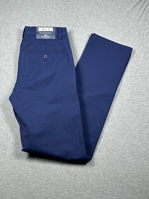 Vineyard Vines Men's 28x32 Performance On The Go Pants NWT Stretch Hiking Blue