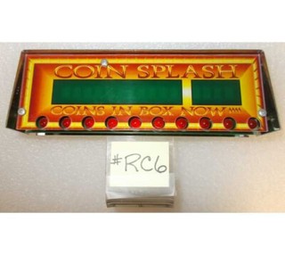 CROMPTON'S ROYAL CASINO Coin Pusher Arcade SPLASH TRAY Assembly #9102306 (RC6)