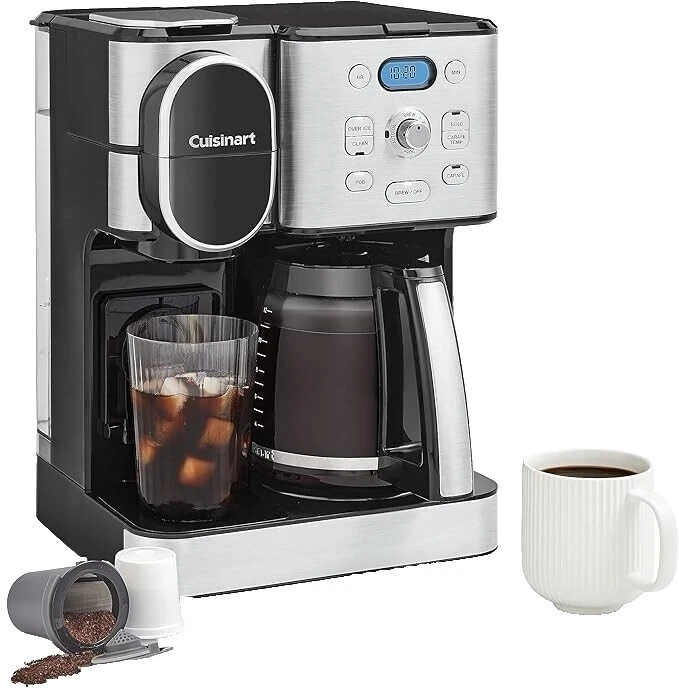 Glass Coffee Machines with Cup Warming Surface