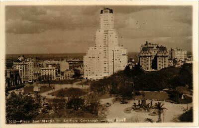 CPA ARGENTINA BUENOS AIRES Plaza San Martin Edificio Cavanagh (787397)