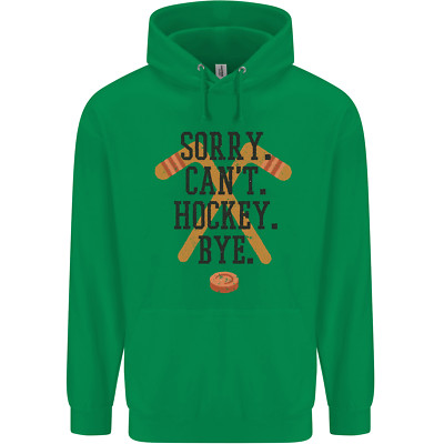Sorry Cant Hockey Bye lustiger Ice Street Kinder Kids Hoodie