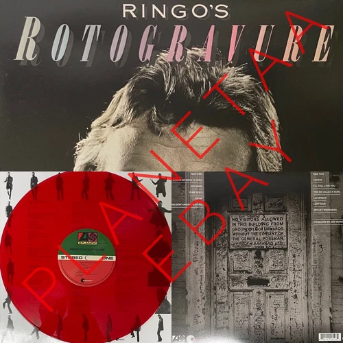 RINGO STARR: Rotogravure Translucent  Red Colored Vinyl