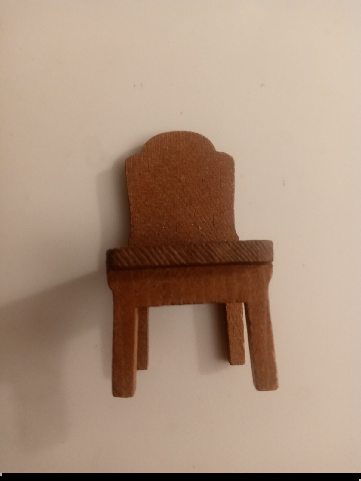 Vintage 80s Mattel Metal Dollhouse Swing Table With Wooden Chair.