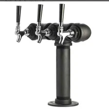Black Iron Pipe Beer Tower-Triple