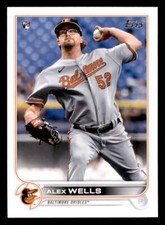 2022 Topps #118 Alex Wells Baltimore Orioles RC