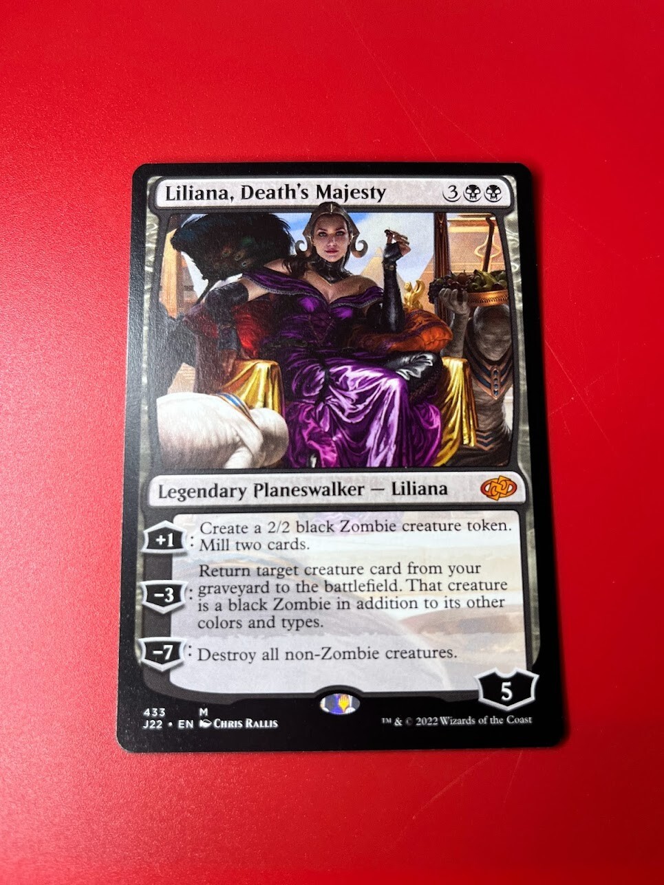 1x LILIANA, DEATH'S MAJESTY Amonkhet/Jumpstart MTG Magic the