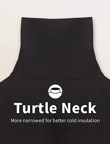 Turtleneck Base T-Shirt For Men Long Sleeves Comfort Fit Lot High Neck Casual - Picture 6 of 15