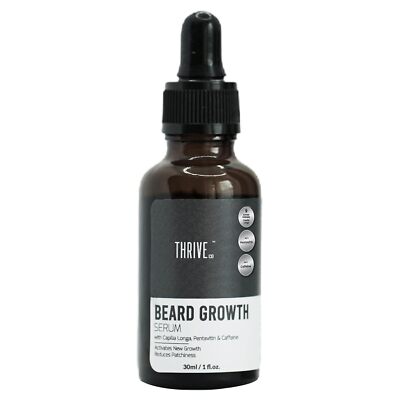 l carnitine beard growth ThriveCo Beard Growth Serum | Capilia Longa,Pentavitin,Caffeine | For Men |  30ml