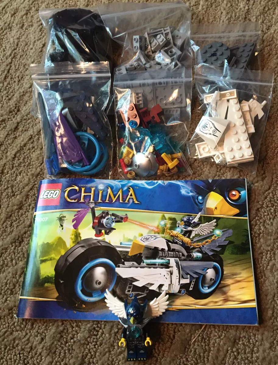 Lego Chima 70007 Eglor s Twin Bike Complete Build Only 1 Minifigure w Manual