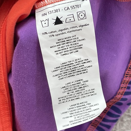 Wild For Zumba Cami Top Women Small Orange Purple Stretch Cotton Zumba Wear - 第 7/9 張圖片