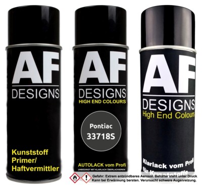 Kunststoff Spraydosen Set für Pontiac 33718S Evolution Blue Metallic Stoßstange