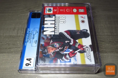 CGC 9.4 A++ - NHL Breakaway 98 Nintendo 64, N64 1998 NEW!