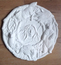 Plaster 250cm Round Wall Art Suitable for Painting Native American Theme