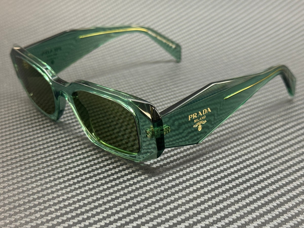 PRADA PR 17WS 11R10E Transparent Green Women's 49 mm PRADA PR 17WS 11R10E Transparent Green Women's 49 mm