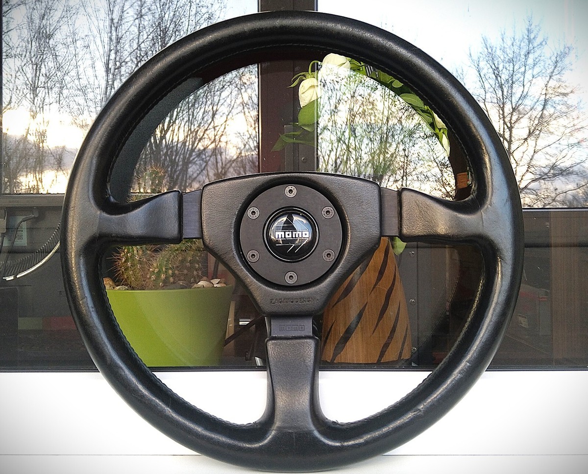 MOMO Zagato Design Leather Steering Wheel Rare Honda NSX NA MOMO Zagato Design Leather Steering Wheel Rare Honda NSX NA