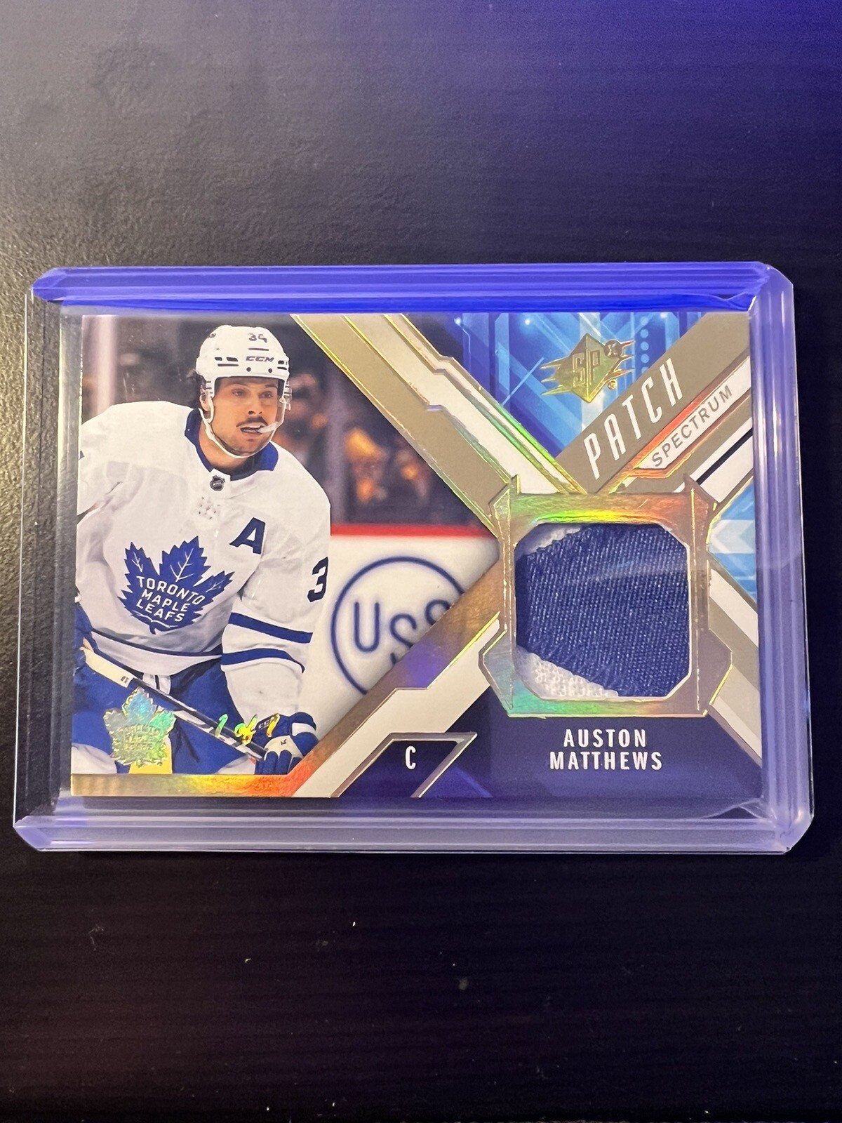 2021-22 UPPER DECK SPX HOCKEY AUSTON MATTHEWS PATCH 1/1!!! MAPLE LEAFS - Picture 5 of 6