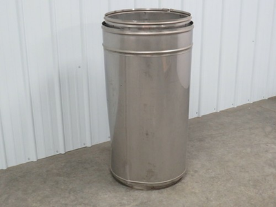 #ad #ad Metal Fab 20PIC42 440 Stainless Double Wall Pressure Chimney Pipe Duct 20quot; x 42quot; $259.99