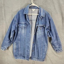 Vintage Hunters Run Denim Jacket Men Medium Work Chore Coat Equestrian Horse