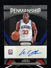 2023-24 Panini Prizm Penmanship Willie Green Auto 76ers Autograph