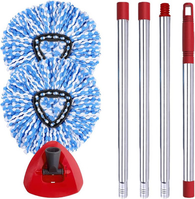 Spin Mop Head Base Handle Replacement For Oceda Easywring Rinseclean Microfiber